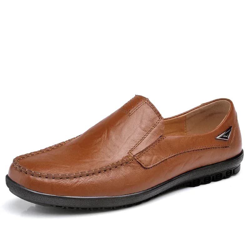 Scarpe Casual da Uomo in Pelle Antiscivolo Leggere da Lavoro alla Moda Taglie Grandi Primavera Autunno