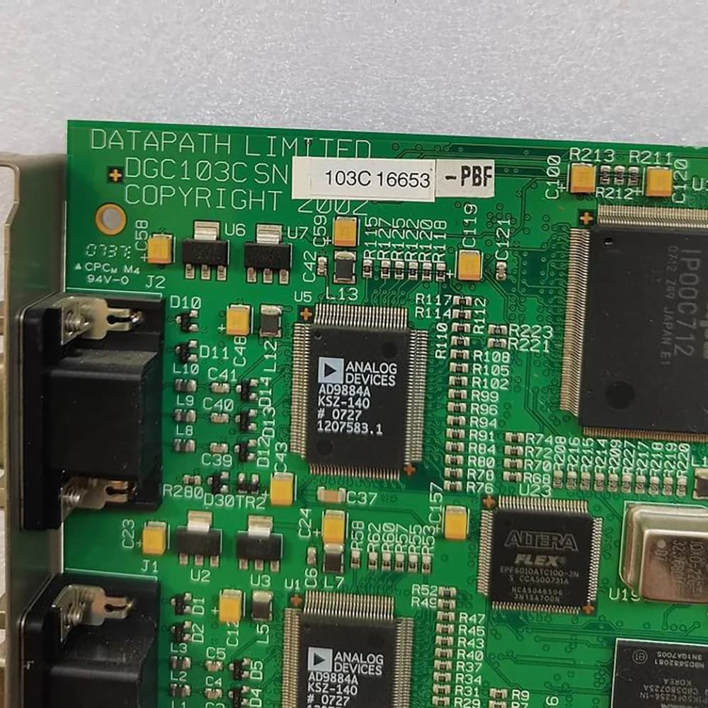 Scheda di acquisizione video originale per DATAPATH LIMITED DGC103C Copyright 2002