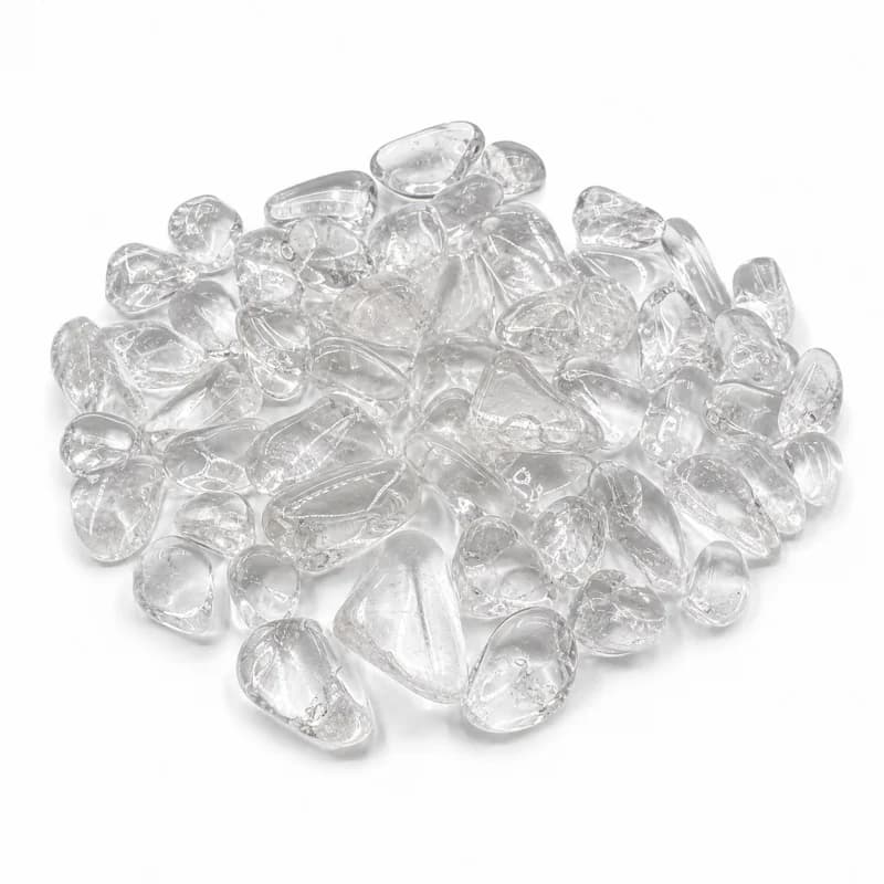 50-500g Natural Clear Quartz Crystal Chips Irregular Tumbled Stones for Vase Filler Plant Pot Terrarium Resin Art and DIY Crafts