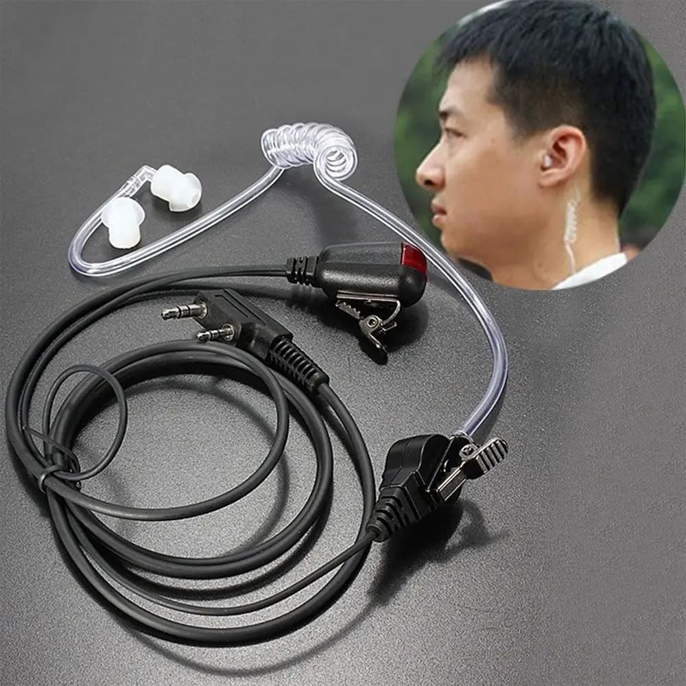 Nuovo arrivo vendita calda radio talkie walkie 2 pin auricolare stile FBI auricolare