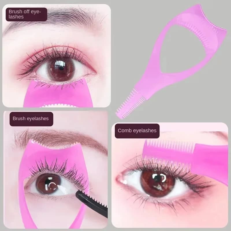Cosmetics Folder Plastic Portable Mascara Shield Applicator Eyelash Guide Eyelash comb Tools and Makeup Accessories