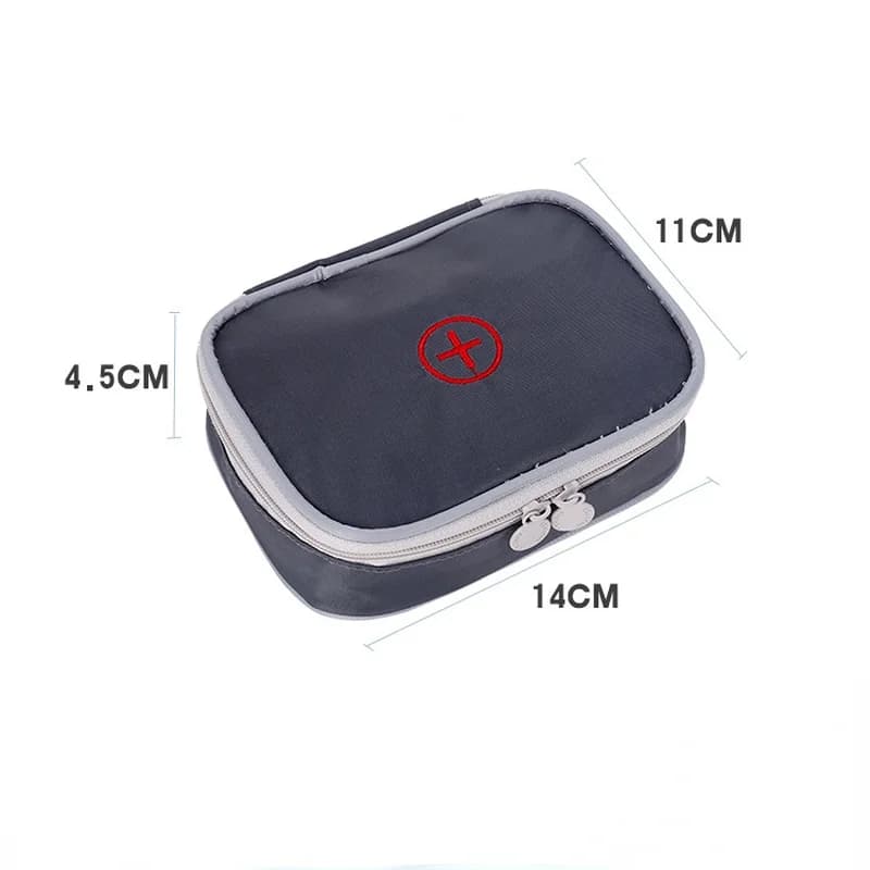 Kit medici vuoti Borsa per kit di pronto soccorso da esterno per viaggi Mini custodia medica portatile rosa Pillole Bende Borsa di stoccaggio Kit di emergenza