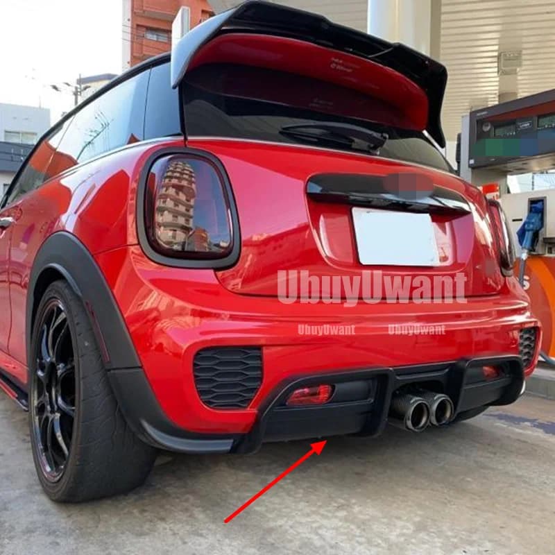 For JCW Rear Bumper Diffuser For Mini F56 JCW Style 2015-2022 Carbon Fiber /FRP Rear Diffuser Trim (Replacement)
