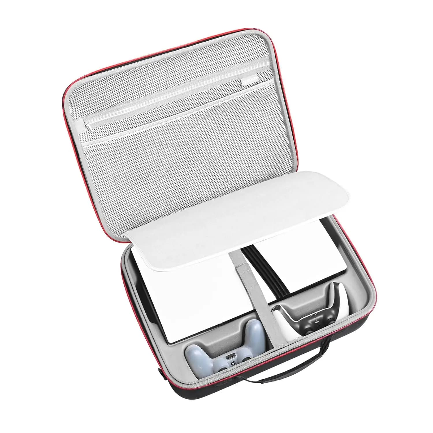 Custodia da trasporto per PlayStation 5 Pro, custodia protettiva da viaggio per console PS5 Pro, controller DualSense, base e altri accessori