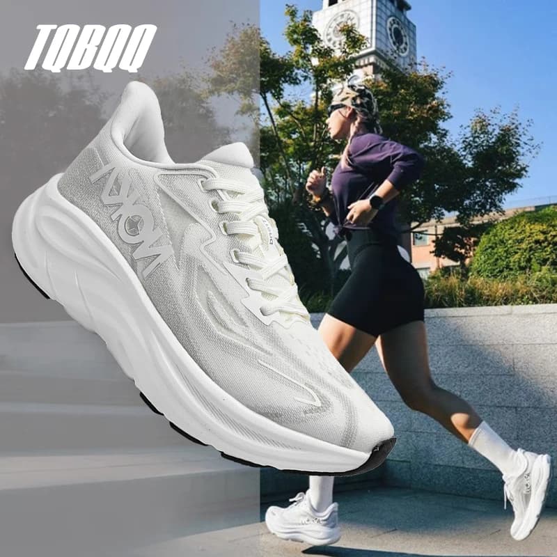 Nuove scarpe da corsa da strada con cuscino per uomo Donna sneakers sportive da esterno leggere, comode e traspiranti