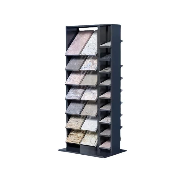 2025 Modern Style Metal Eco-friendly Display Rack with Slat Wall Panel Hooks and Custom Front Panel for Retail Use Unit Rack