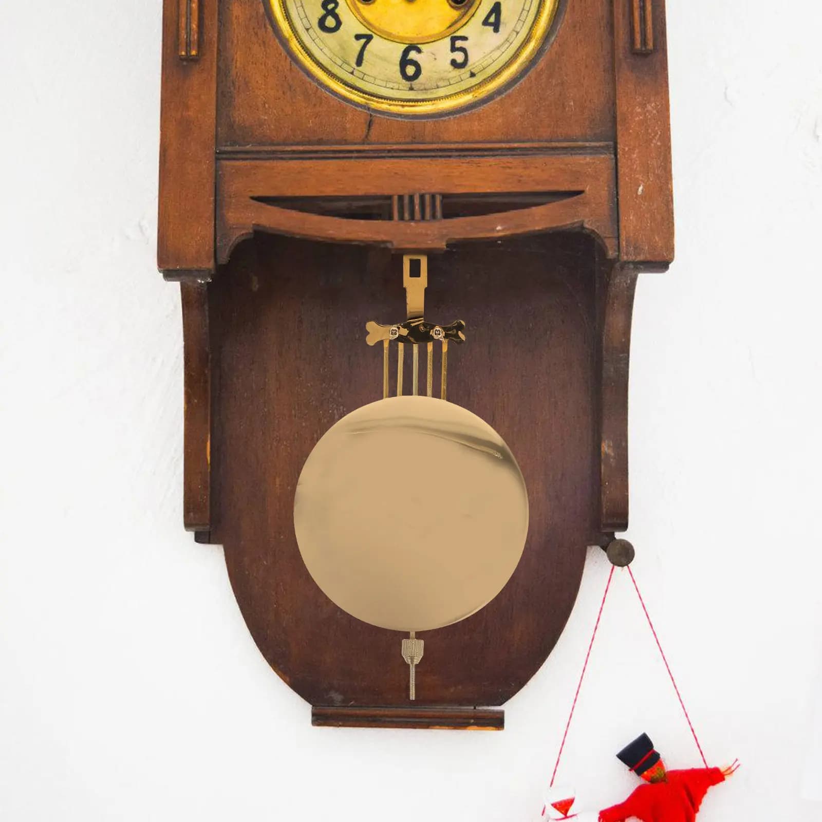 Metal Wall Clock Replacement Pendulum, Material Selected with Rigorous Process, Delicate Processing, Reusable and Durable