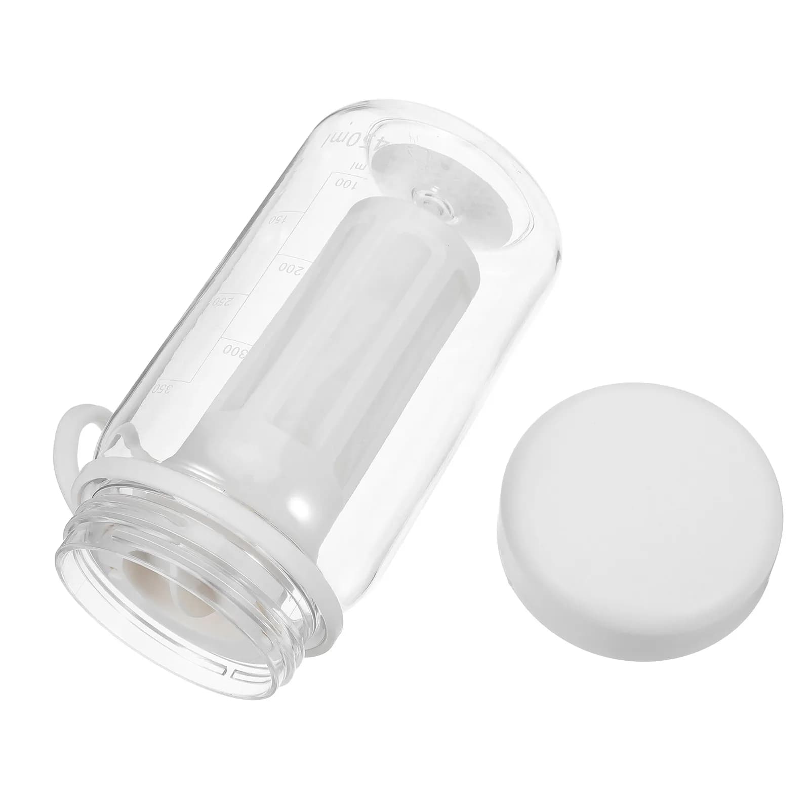 Portable Cold Brew Coffee Cup 450Ml Clear Plastic Shatter-Resistant Bottle Filter Travel Iced Latte Maker Leak-Proof