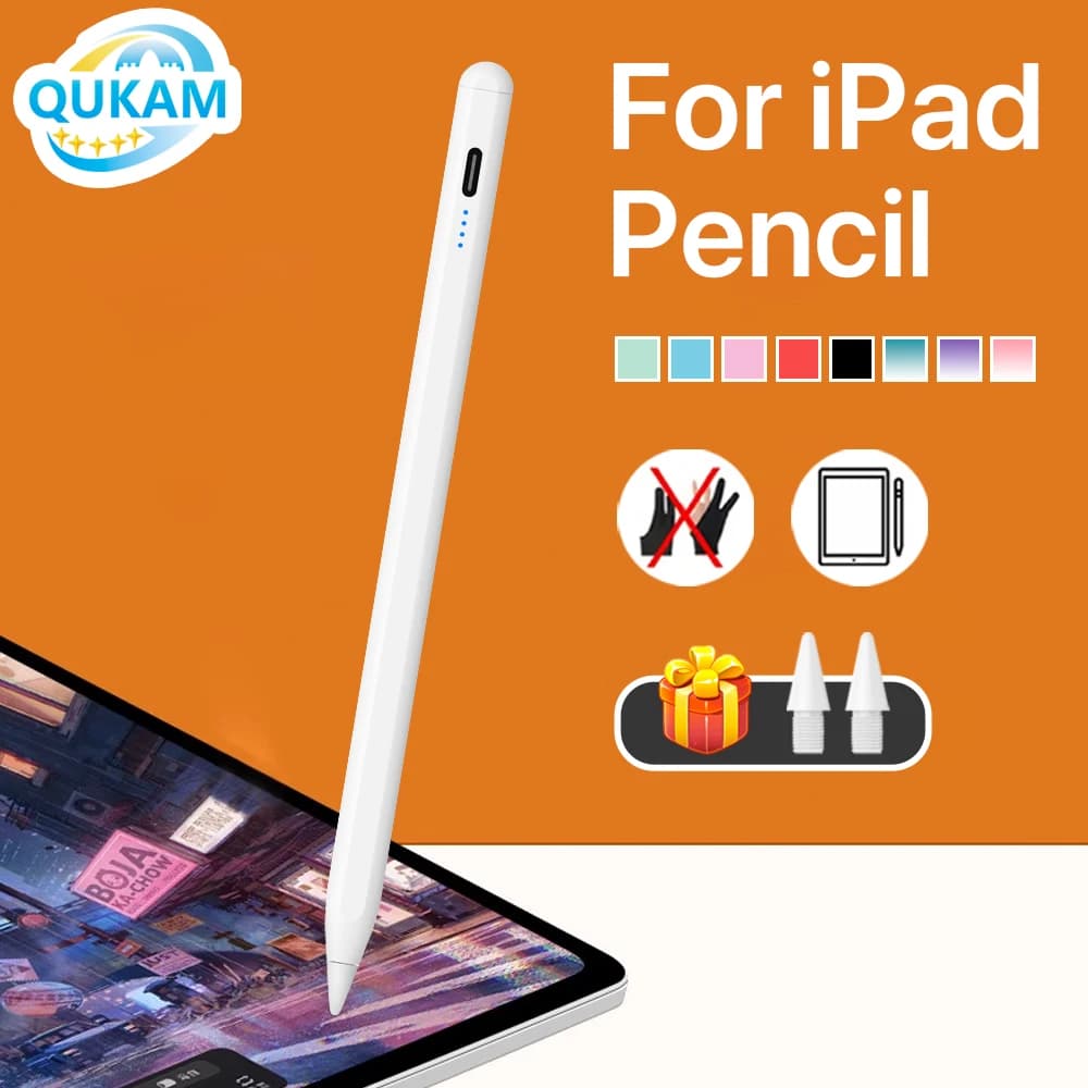 Penna Stylus per Apple Pencil 2 con Rilevamento del Palmo per iPad 8/9/10a Gen 11 A16 2025 Pro 11 12.9 13 Air 4 5 6 Mini 6 iPad Pencil