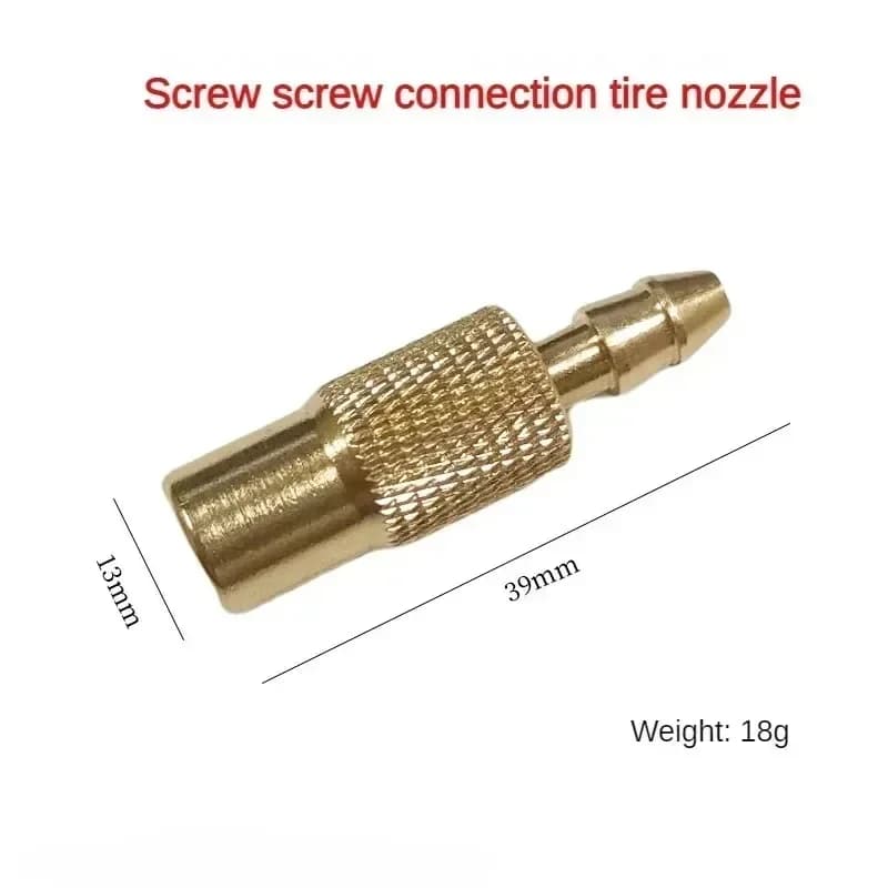 Clip del mandrino della pompa dell'aria automatica adattatore del connettore del morsetto gonfiabile in ottone portatile strumenti del connettore della valvola di gonfiaggio del pneumatico del camion dell'automobile