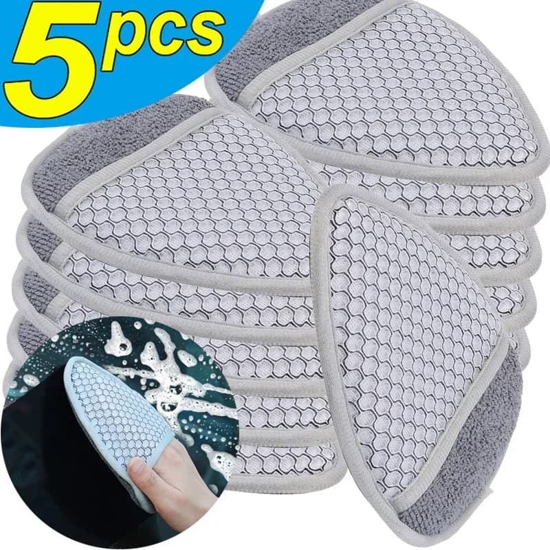 1-5pcs Ruota Auto Pulizia e Ceratura Spugna Pulire Double Sided In Microfibra Guanto di Lavaggio Auto Spugne Multifunzionali Strumenti di Pulizia