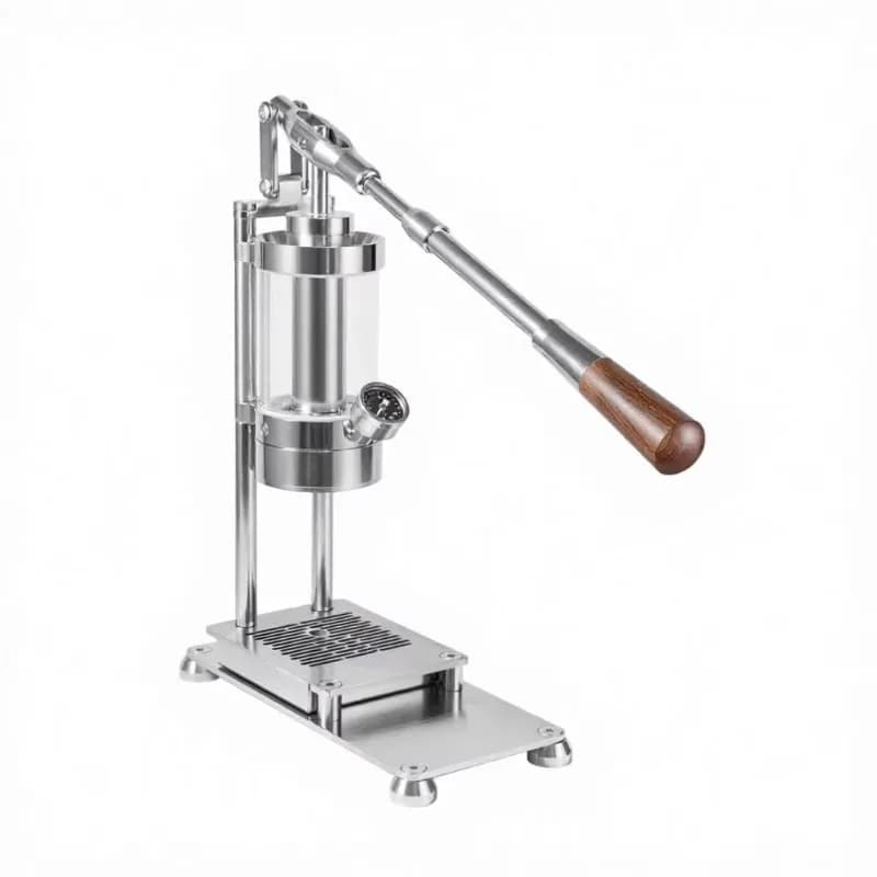 Portable Stainless Steel Semi-Automatic Espresso Maker Manual Lever Variable Pressure Home Coffee Machine for Hotels