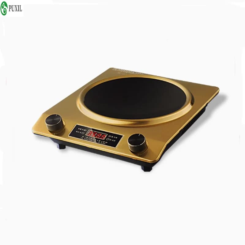 3500W220V/50HZ household hemispherical concave electromagnetic stove, high-power frying pan, integrating cooking and steaming
