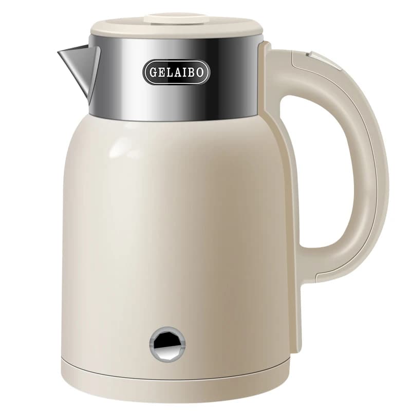 Bollitore elettrico a temperatura costante da 1500 W, antiscottatura a doppio strato domestico da 2 litri, acqua bollente con un solo pulsante, mantiene il caldo automatico