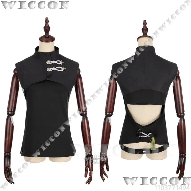 Martial Artist's Sleeveless Vest Fiinal Fantassy Game FF14 Cosplay Costume Women Men Halloween Carnival Roleplay Cos Customizeda