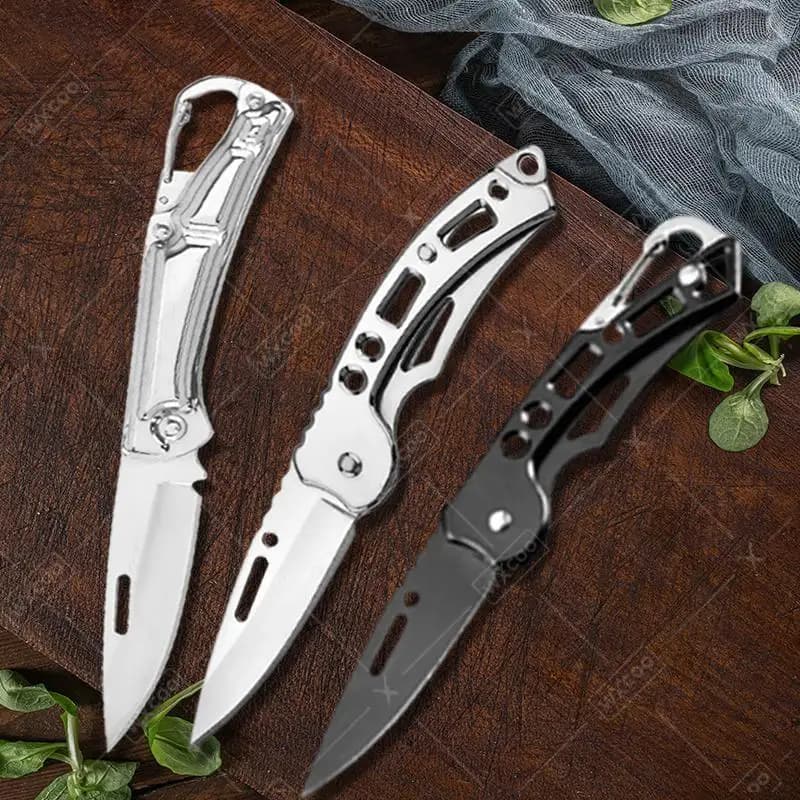 WXCOO Folding Knife Pocket Knife Kitchen Vegetable Knife Stainless Steel Fruit Peeler Meat Cleaver Tools Cooking Accessories