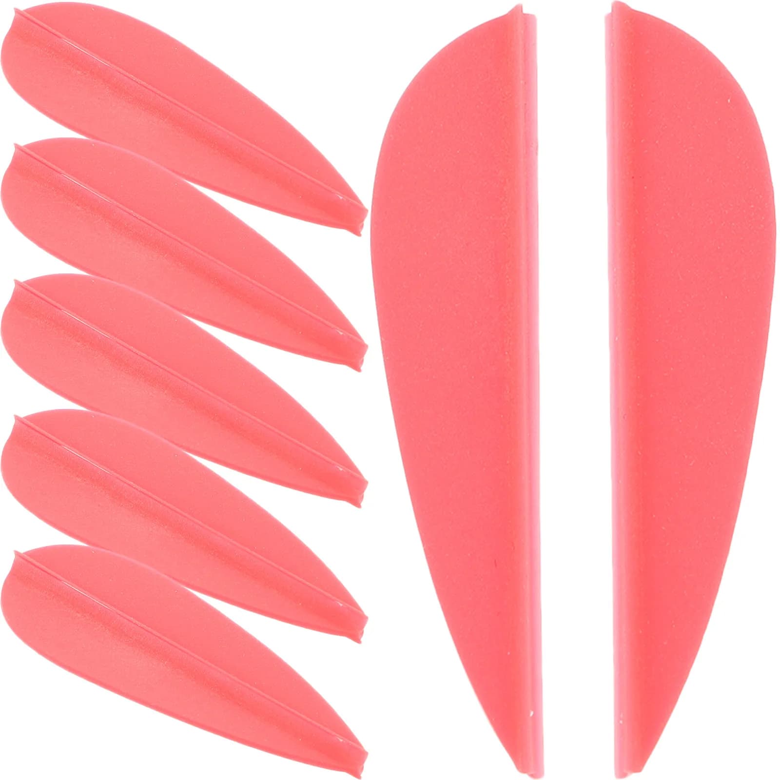 20Pcs Reusable Plastic Arrow Fletchings Archery Training Accessories Lightweight Flight Stabilization Target Shooting Precision