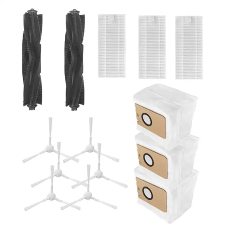 ABSJ-Main Spazzola laterale, Filtro HEPA, Sacchetto per la polvere, Ricambi e Accessori per Robot Aspirapolvere Neabot Q11