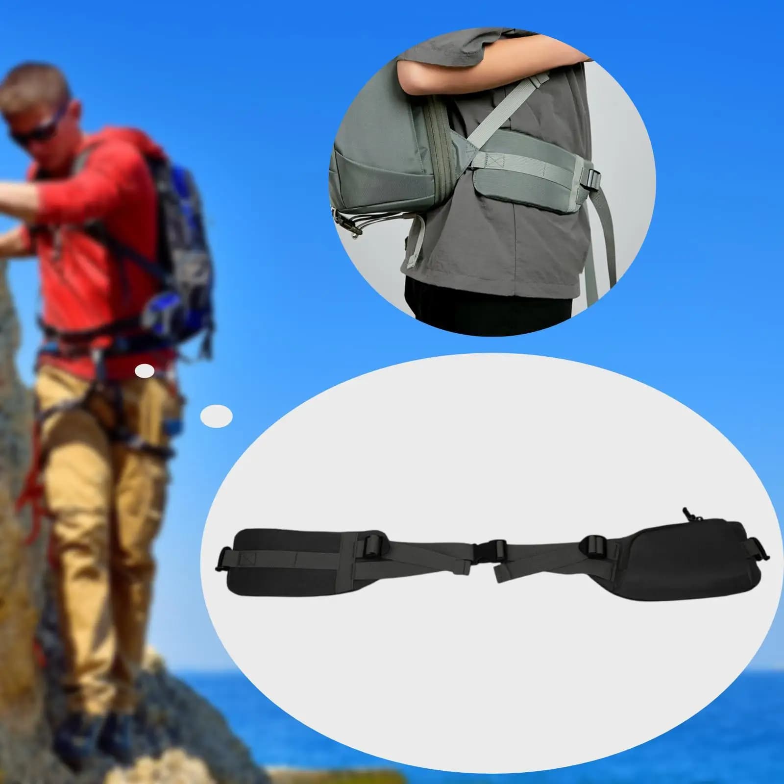 Waist Pack Gifts Workout Phone Runner Cycling Running Belt Jogging Pouch Waist Bag