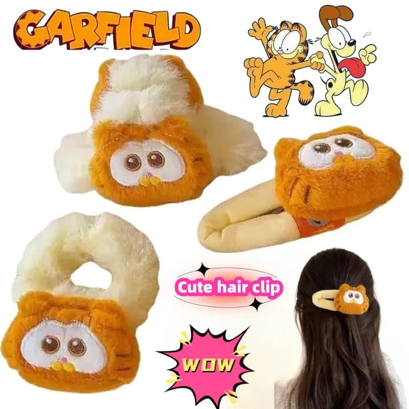 Fermaglio per capelli creativo e simpatico Garfield Jon Abackel Irene Odie Pooky, accessorio per capelli ad alto valore estetico, fermaglio per capelli da ragazza