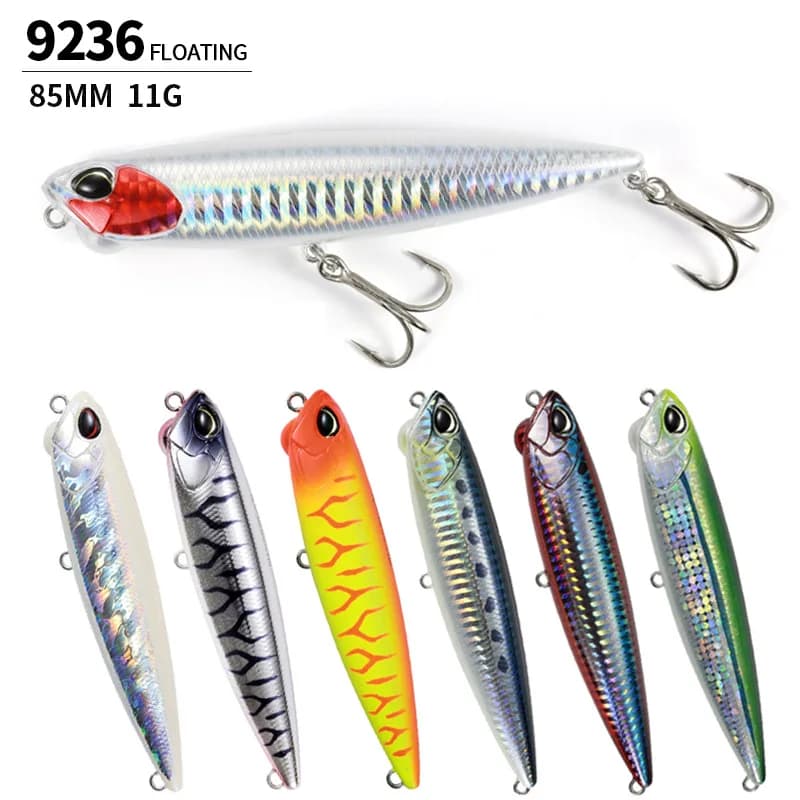 85 mm 11 g floating artificial baits for carp fishing, pencil baits, swimbait, wobbler topwater, artificial hard baits for carp fishing