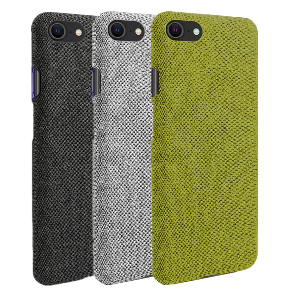 SE 2022 Per iPhone SE3 SE 2022 2020 13 12 Mini 11 Pro XS Max Custodia aderente con texture in tessuto di lusso per Apple iPhone 7 8 Plus X XR