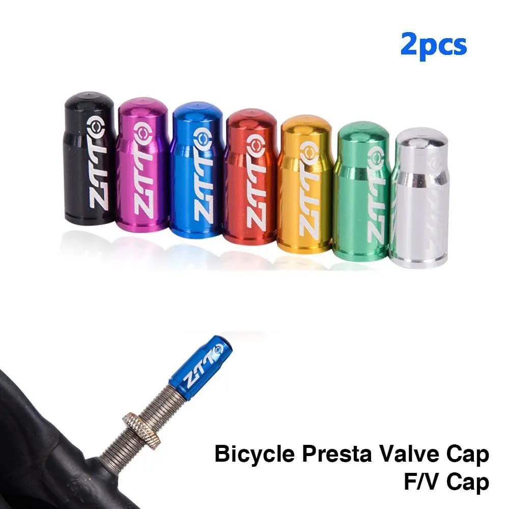Tappo valvola antipolvere in metallo per pneumatici bici da strada Presta, protezione per valvole e pompe