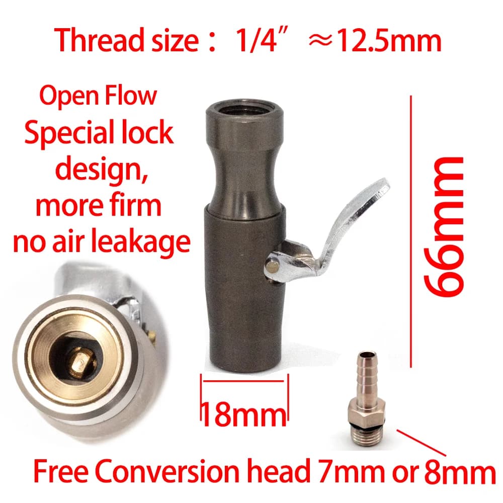 Gonfiatore per pneumatici autobloccante mandrino gonfiatore per pneumatici mandrino per pneumatici mandrino per pneumatici in ottone rame accessori per compressori per mandrino d'aria