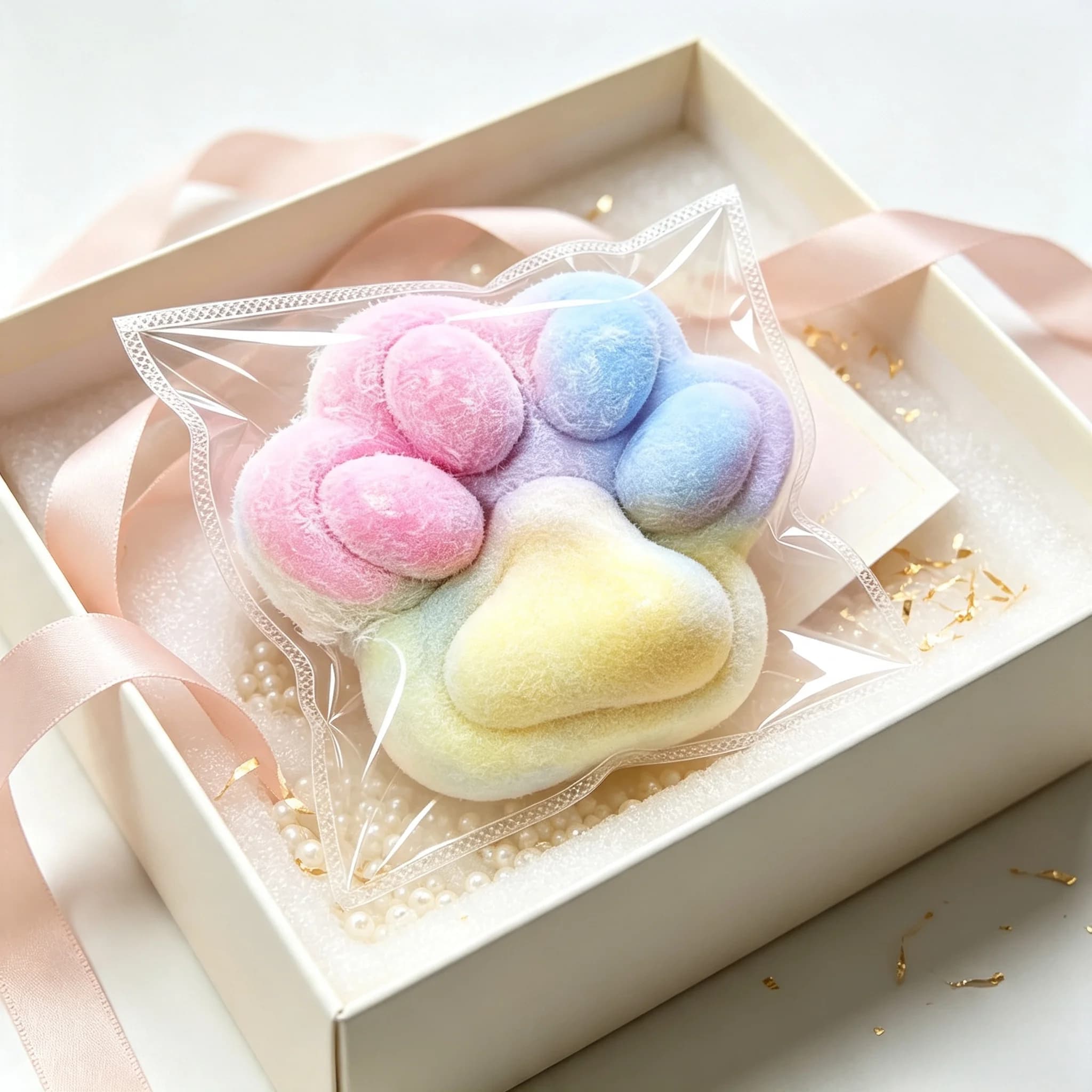 Extra large stuffed fluff candy, cat paw relaxation toys | Massage relaxation sensory toys | Cartoon cat paw design | Fun prank toys | Fun-filled toy design | Animal lover squeeze toys, party gifts