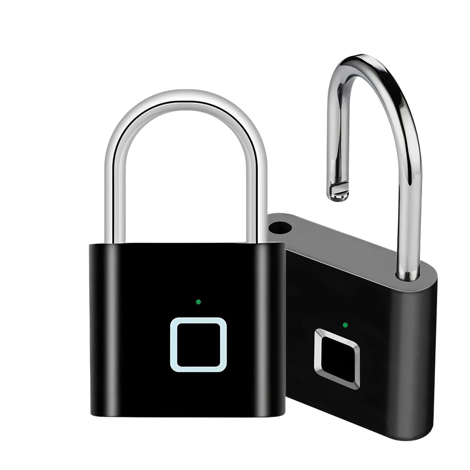 Zinc Alloy Smart Fingerprint Padlock 0.5S Quick Unlock USB Rechargeable Waterproof Keyless Anti Theft Portable Security Lock For