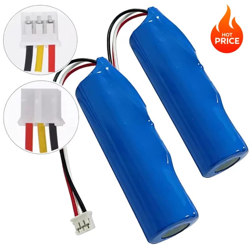 3.7V 3500mAh 18650-1S1P Rechargeable Lithium Battery Pack AB2L 360° Smart Camera Bluetooth Speaker JST/PHR2.0 Plug