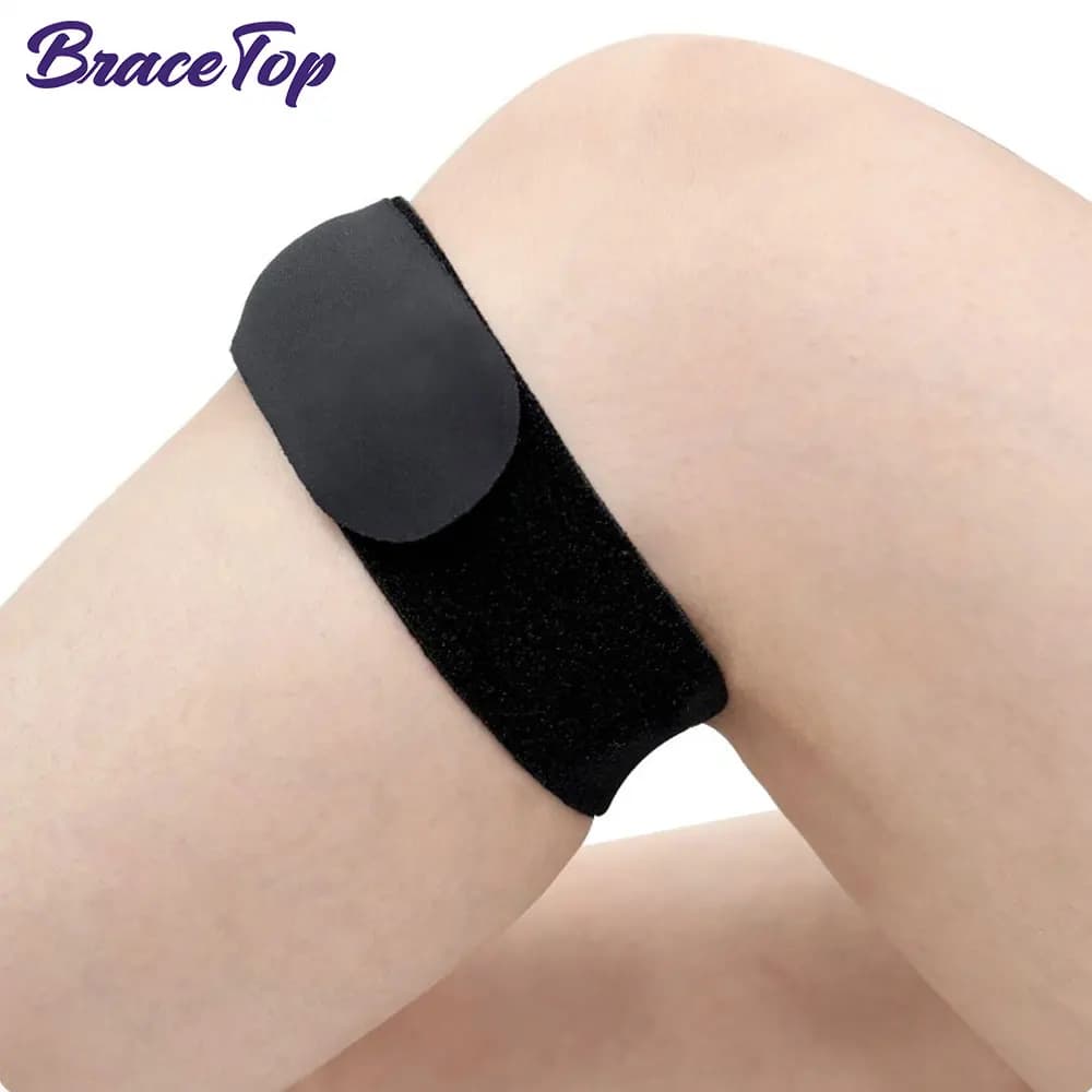 1pc Sports Knee Stabilizer Strap - Patella Tendon Support for Jumper's Knee, Tendonitis, Running, Basketball, Volleyball, Hiking