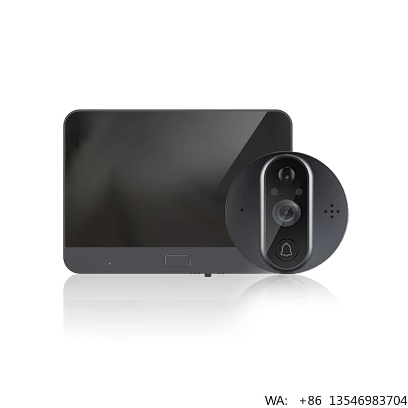Campanello Video WiFi con Rilevamento di Movimento, Visione Notturna, Luci a Infrarossi, Batteria Ricaricabile da 3000mAh, Sistema di Sicurezza Domestica Tuya