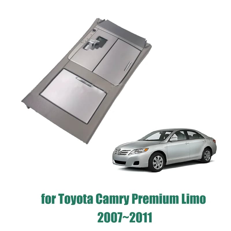 for Toyota Camry XV40 Premium Limo 2007~2011 Car Central control panel Shift lever Cup holder Assembly storage box Accessories