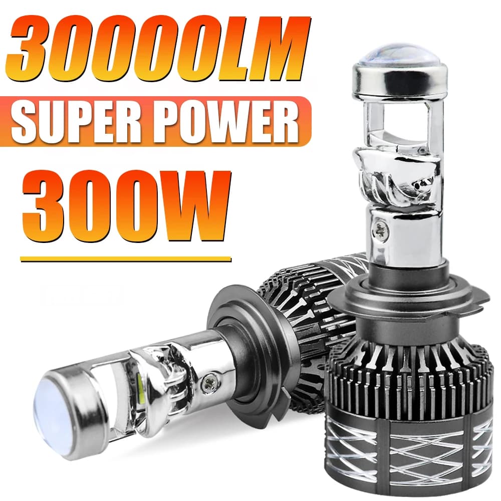 H7 H4 H11 LED Canbus Faro per auto Mini Proiettore Lente Lampadina H8 9005 9006 HB3 HB4 6000K Auto/Moto Mini Lente Lampada Fendinebbia