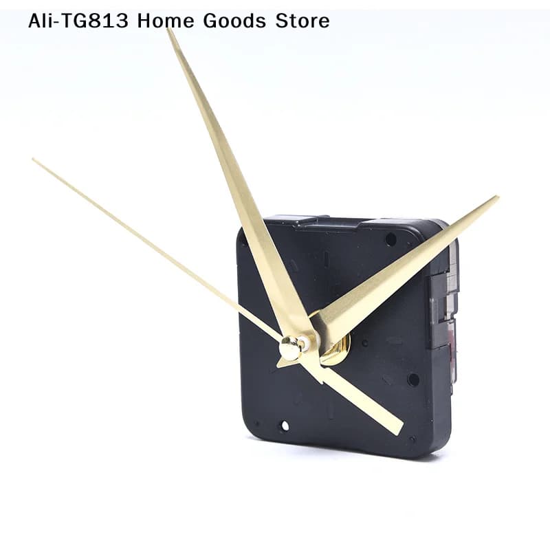 [TG813] Set di 1 meccanismo per orologio al quarzo con lancette, strumento per riparazione orologi da parete, puntatore, kit di ricambi fai da te per orologi