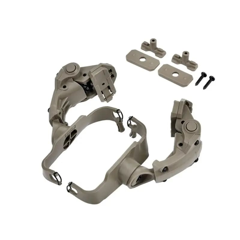 A97I-Headset Headphone Stand For WADSN C7 Headphones Earphone Bracket Adapter Helmet Modification Headset Mount Sand Color