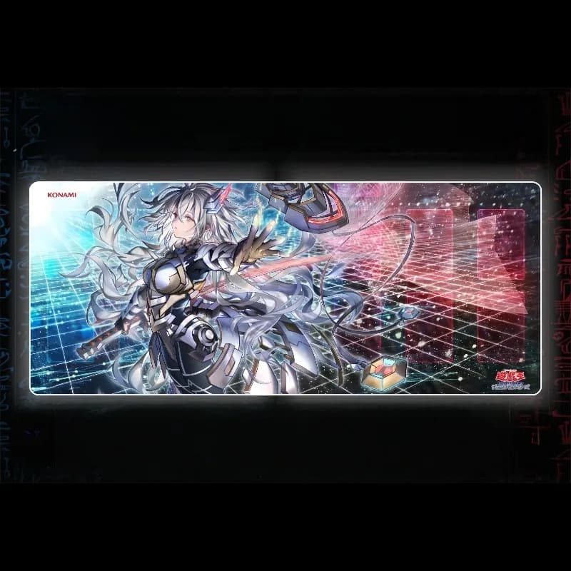 620x265mm Fai da Te Yu-Gi-Oh! Sky Striker Mobilize-Linkage! Tappetino da Gioco Diversificato 2mm Senza Bordi, Tappetino in Gomma per Giochi di Carte e da Tavolo