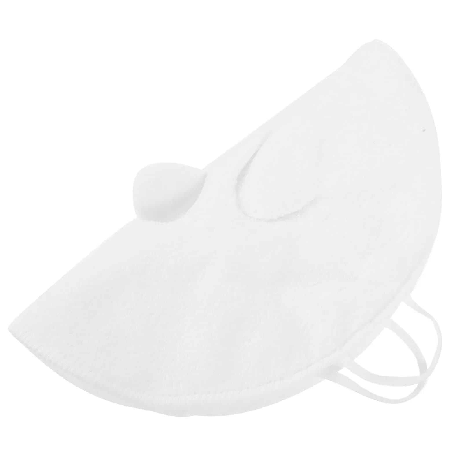 Maschera Viso Riutilizzabile in Pile Corallo per Terapia Caldo/Freddo, Cura del Viso, Spa, Assorbimento di Tonico ed Essenza