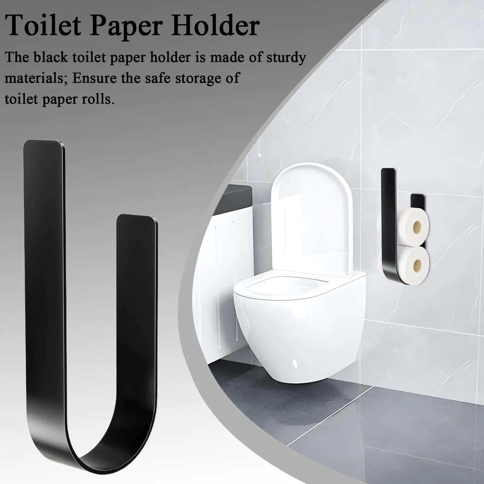 Portarotolo di carta igienica Portarotolo di carta adesivo Dispenser di fazzoletti Decor per bagno Cucina Bar Bancone porta appartamento casa