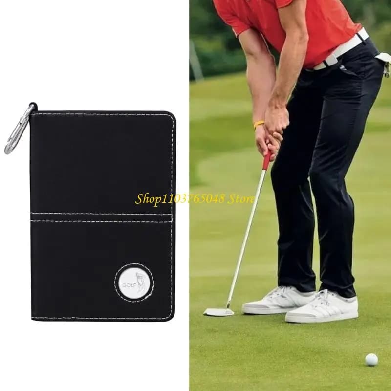 R53E Leather Golf Performance Scorecard Golf Journal Yardage-Book for Sports Outdoor