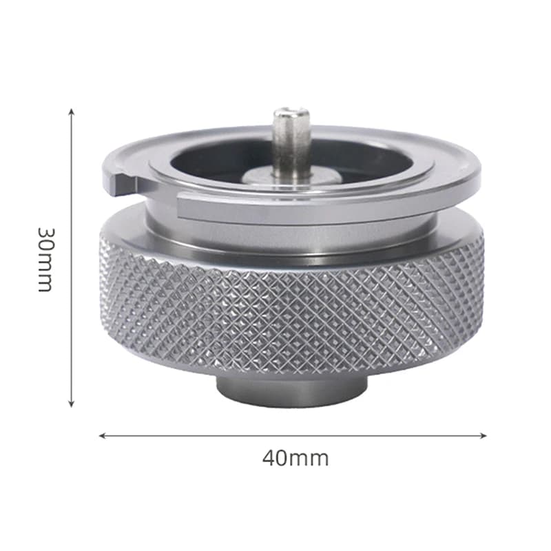 Flat Gas Cylinder To Butane Tank Conversion Adapter Outdoor Camping Torch Gas Connector