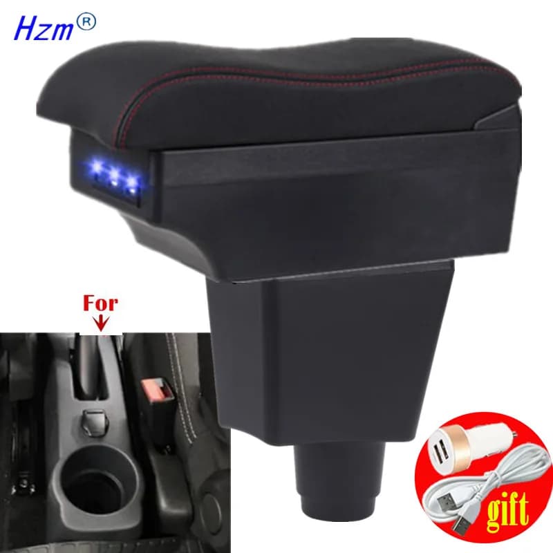 For Renault Logan 2 Armrest For Renault Sandero 2 Car Armrest Box Interior Special Retrofit Parts Accessories Center Storage Box
