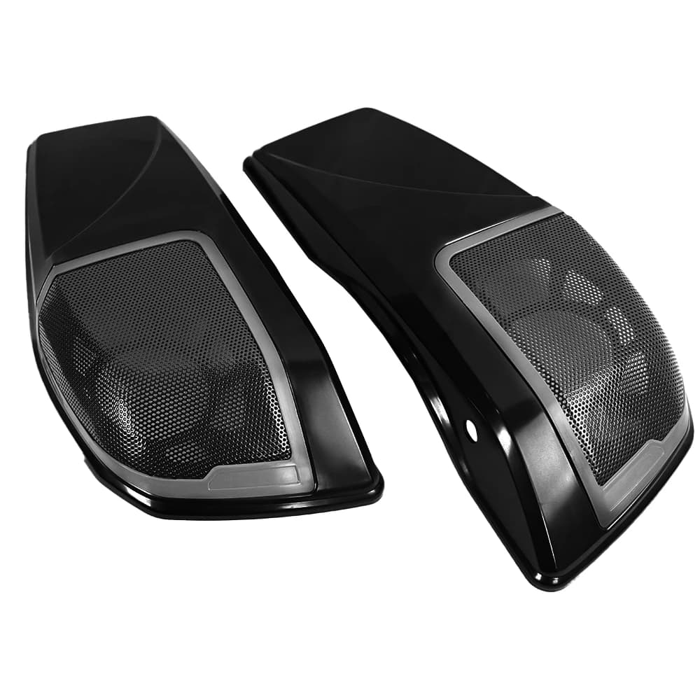 Motorcycle Unpainted Aggressive 6x9 inch Saddlebag Speaker Lids Cover for Harley 2023.5-2026 Touring 2023-later FLHXSE FLTRXSE
