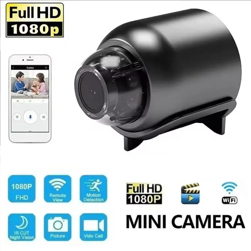 Mini Camera 1080P HD Clear Night Vision Lightweight WiFi Monitoring Camera Motion Detection Wireless WiFi Surveillance IP Camera