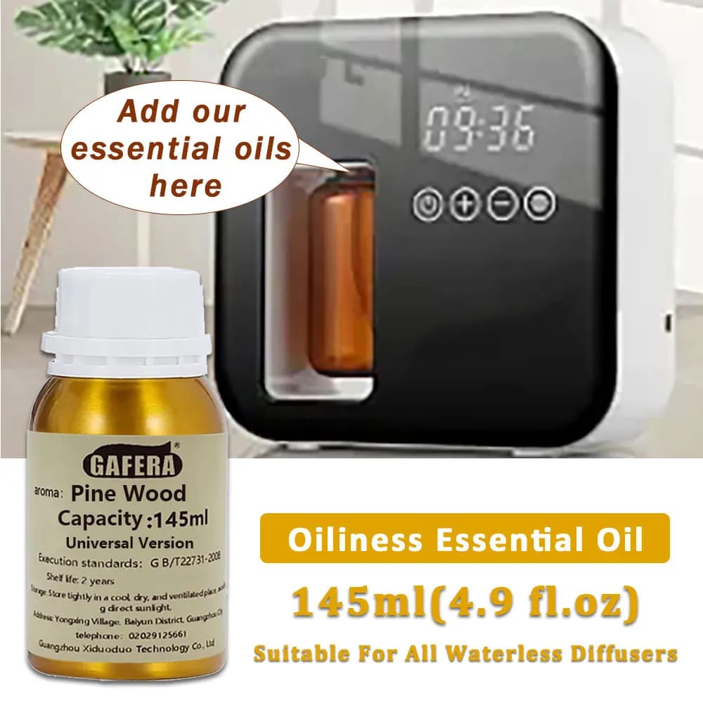 Oli essenziali di pino e cedro GAFERA 145ml, per diffusore di aromi, profumo per ambienti, deodorante per la casa.