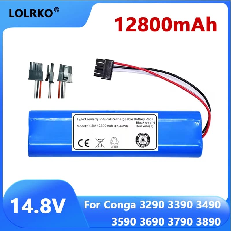 STYTJ02YM Battery Original 14.8V for Xiaomi Mijia LDS Vacuum Cleaner,Mi Robot Vacuum-Mop P,Mi Robot Vacuum-Mop 2S/Haier JX37