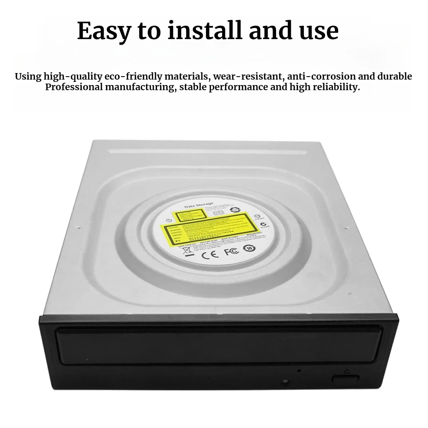 Masterizzatore DVD/CD da 3,5 pollici, unità ottica interna desktop, lettore/scrittore, supporto Windows XP 7 8 10, interfaccia SATA, unità DVD integrata