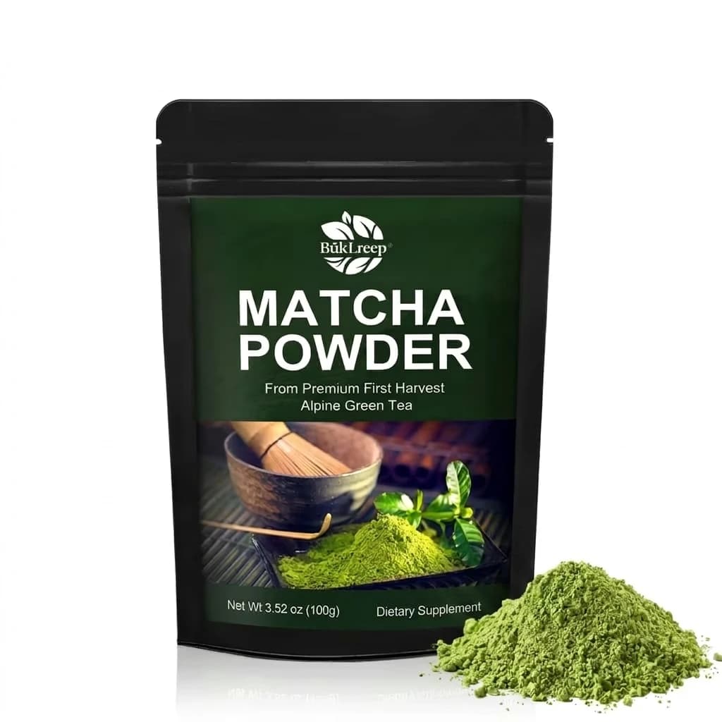 Matcha Powder, Natural Energy Booster & Mental Focus Enhancer | First Harvest Alpine Green Tea for Calmness, Metabolism & Detox