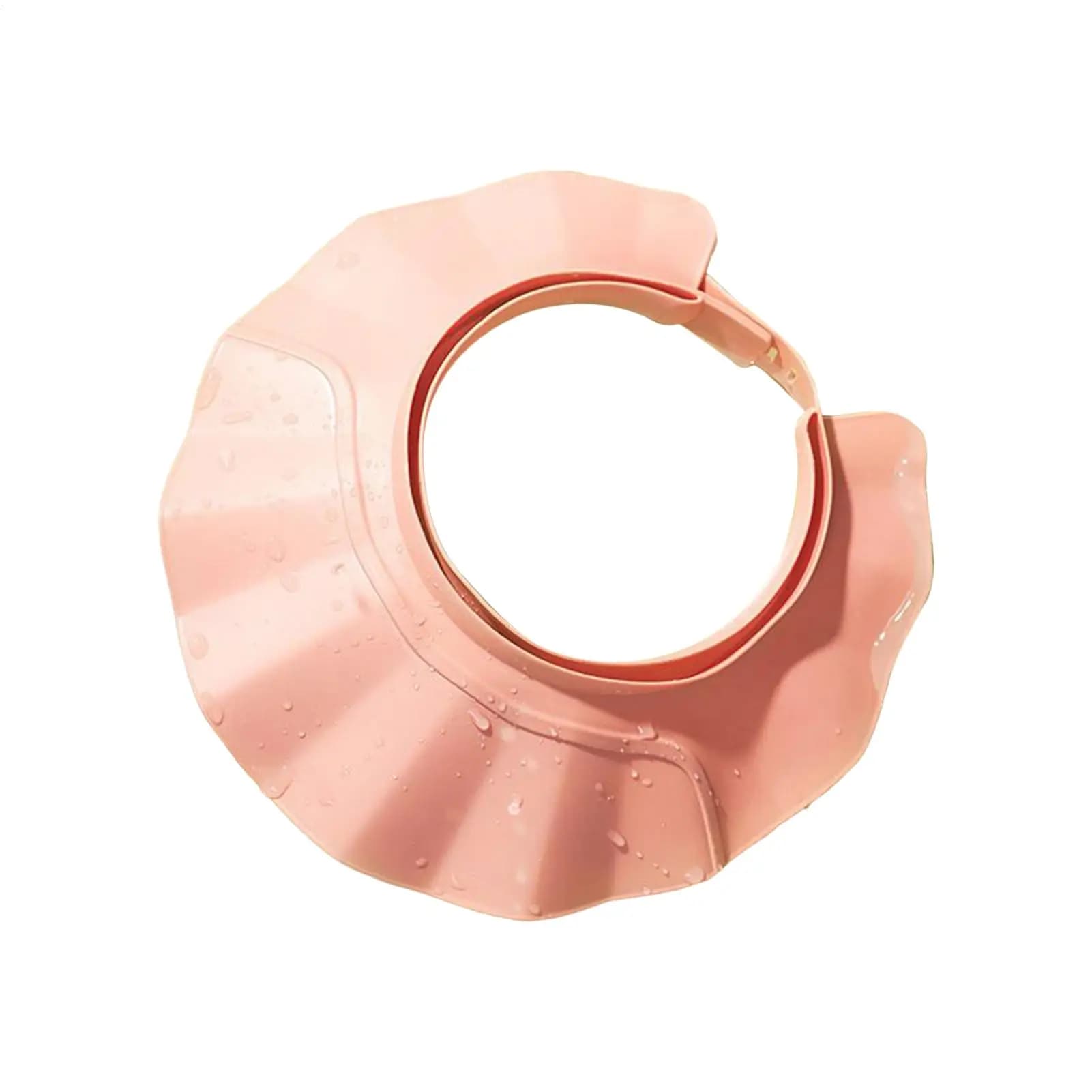 Cappello da Bagno per Bambini Regolabile in 2 Colori, Protezione per le Orecchie, Sicuro per lo Shampoo, Morbido, in Materiale PP, Riutilizzabile